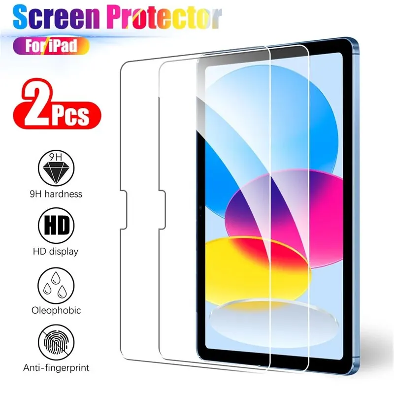 2Pcs Tempered Glass Screen Protector Film for iPad mini A17 Pro mini 7th Gen 2024 A2995 A2996 8.3 inch