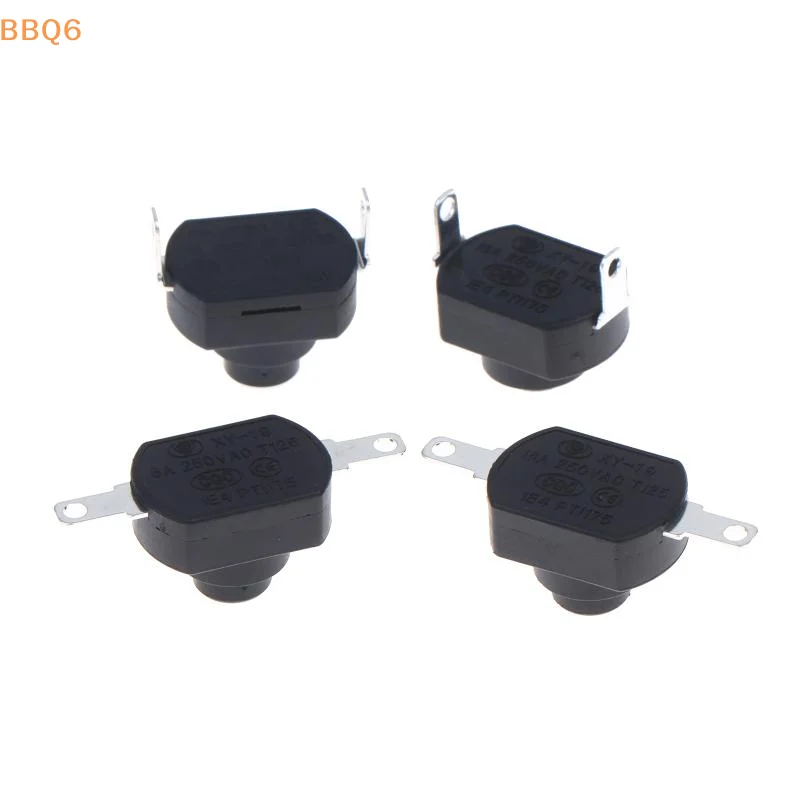 *5Pcs KAN-9 Self Locking Micro Power Button Switch 6A 16A 250VAC Flat Bent Feet for Flashlight Desk Lamp