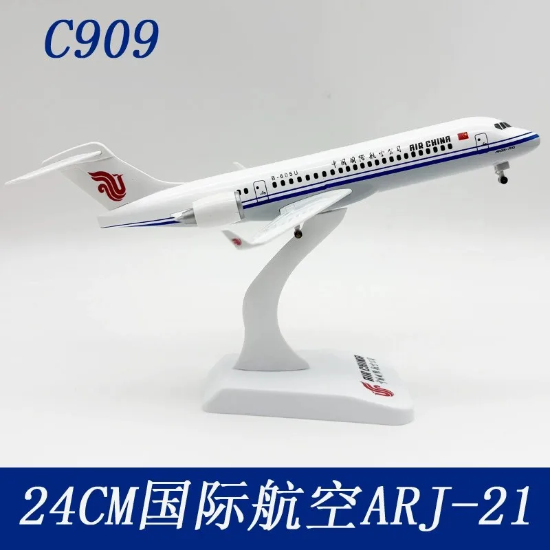 

24CM Airplane model C909 Air China Metal Scale Aircraft & Landing Gears Replica Alloy Static Collected Gift