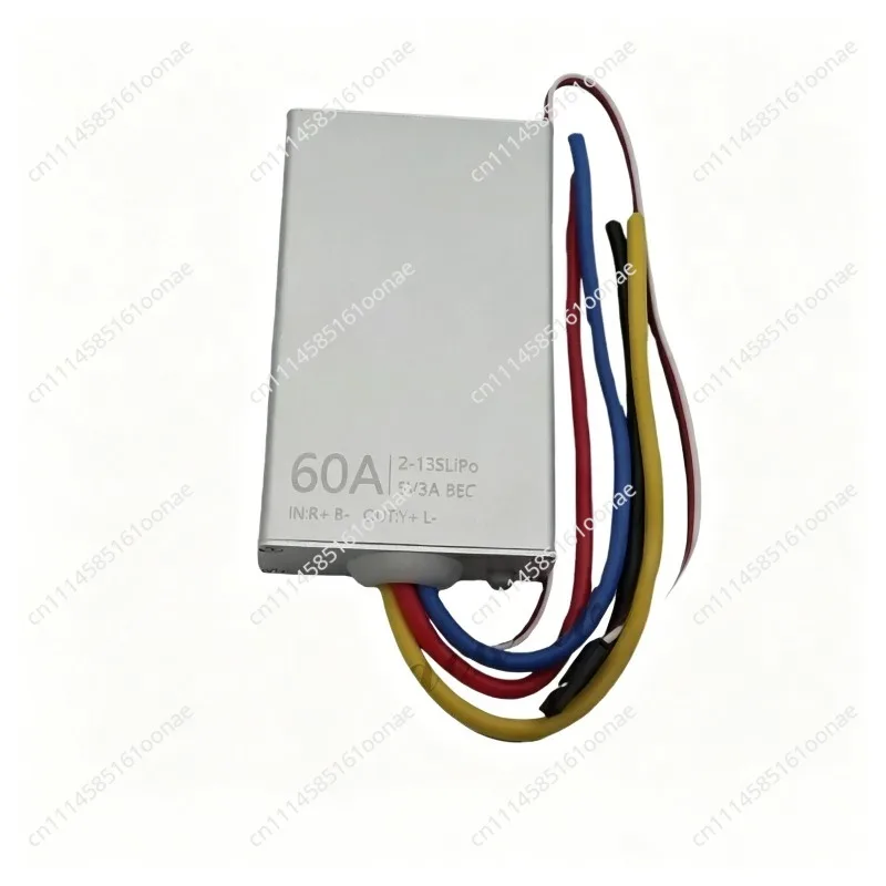 HC4860A 24V36V48V Bidirectional Brush ESC Electronic Governor 60A Track Motor 4S-12S High Voltage