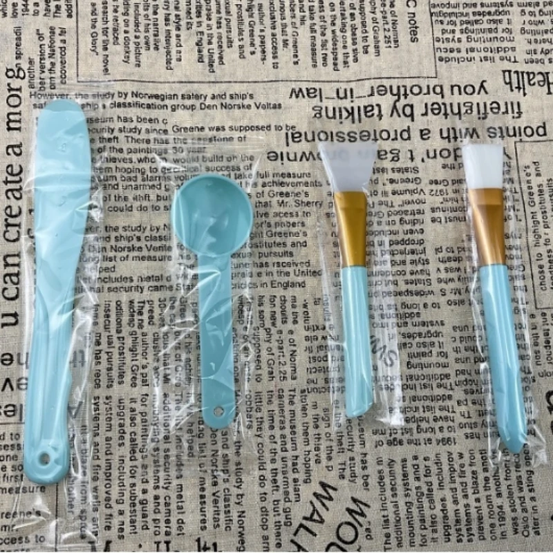 4/5Pcs Gesichts Pinsel Maske Schüssel Löffel Set Maske Pinsel Bar Mischen Werkzeuge DIY Schönheit Werkzeuge Hautpflege make-up Liefert Frau Gesichts Werkzeug