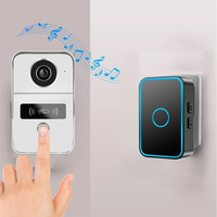 1080P 10 Inch 7 Color Touch Screen Wireless Wifi Video Doorbell Smart TUYA Home Intercom Kit For RFID Access EU Plug-TCES
