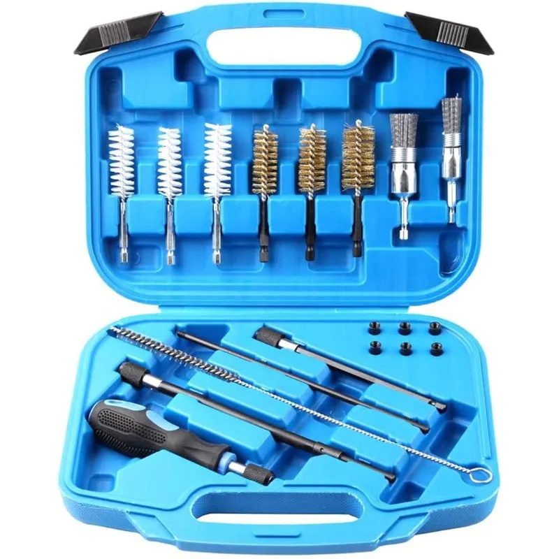 

Набор инструментов для чистки основания сопла из 19 предметов, набор инструментов для чистки двигателя