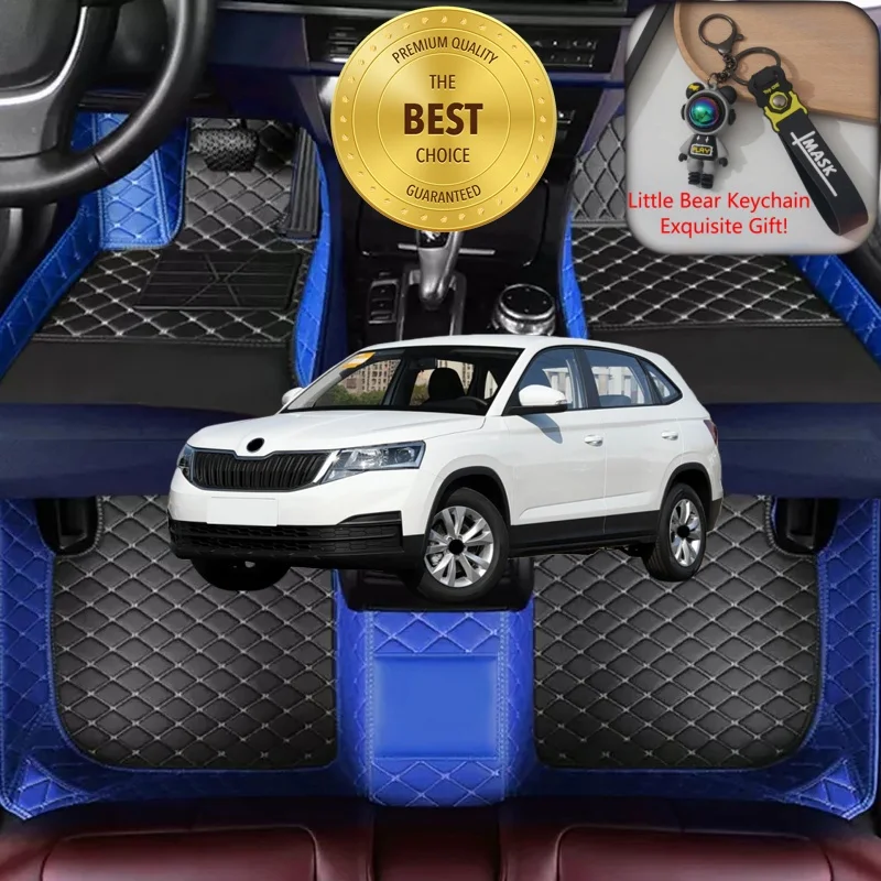 

Customized Fit for Skoda Kamiq 2018-2026 Car Floor Mats Car Accessories Tailored Luxury Auto Carpet Mats Left/Right-hand Drive