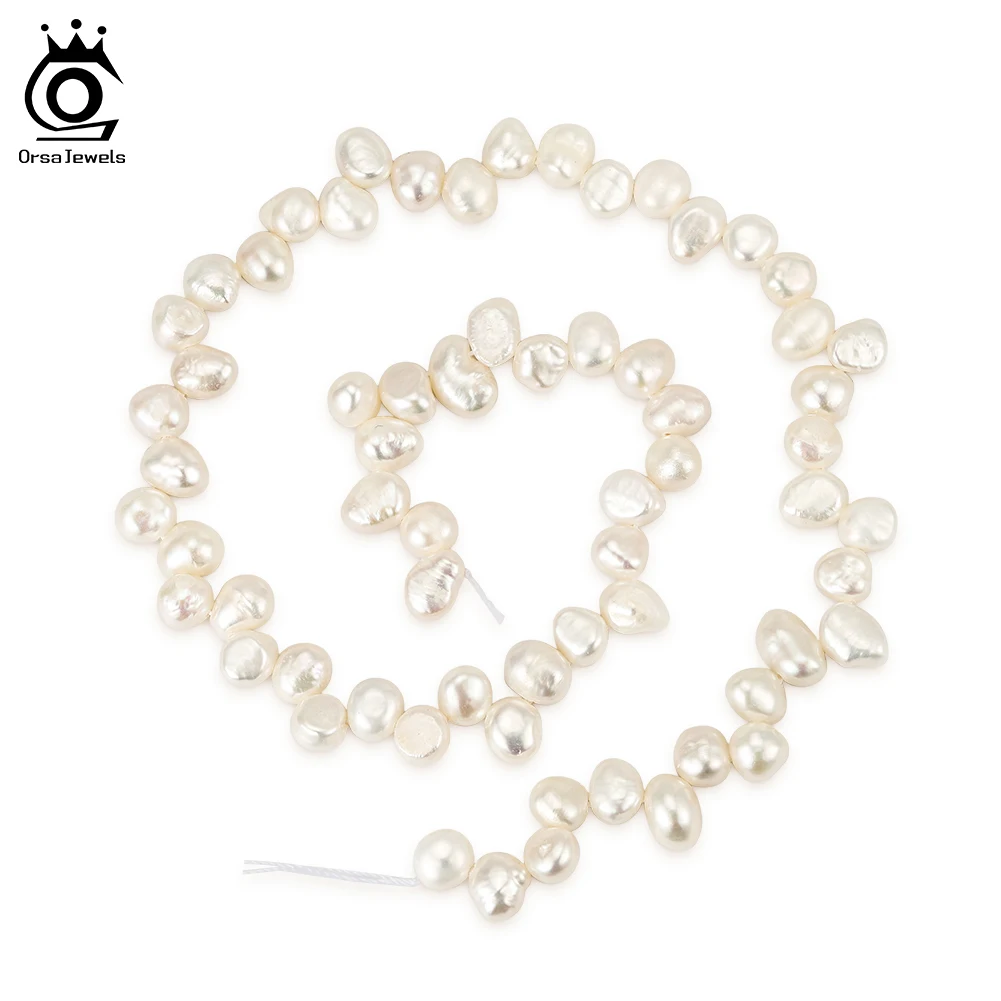 

ORSA JEWELS 100% Natural Freshwater Pearl 5-6mm Beads High Quality Irregular Shape Beads for Jewelry Making DIY Wholesale PP6