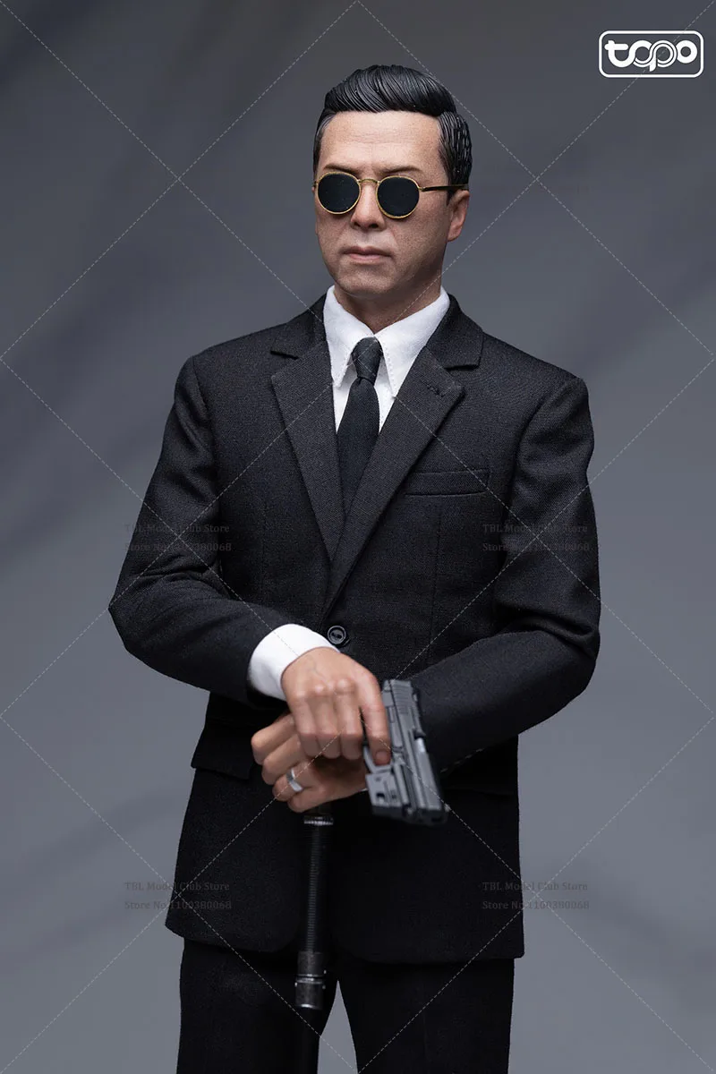 FAI DA TE TOPO STUDIO TP024 1/6 Asiatico Maschio Camicia Bianca Slim Fit Pantalone Completo di Base Set misura 12 "Jay Chou Donnie Yen Action Figure corpo