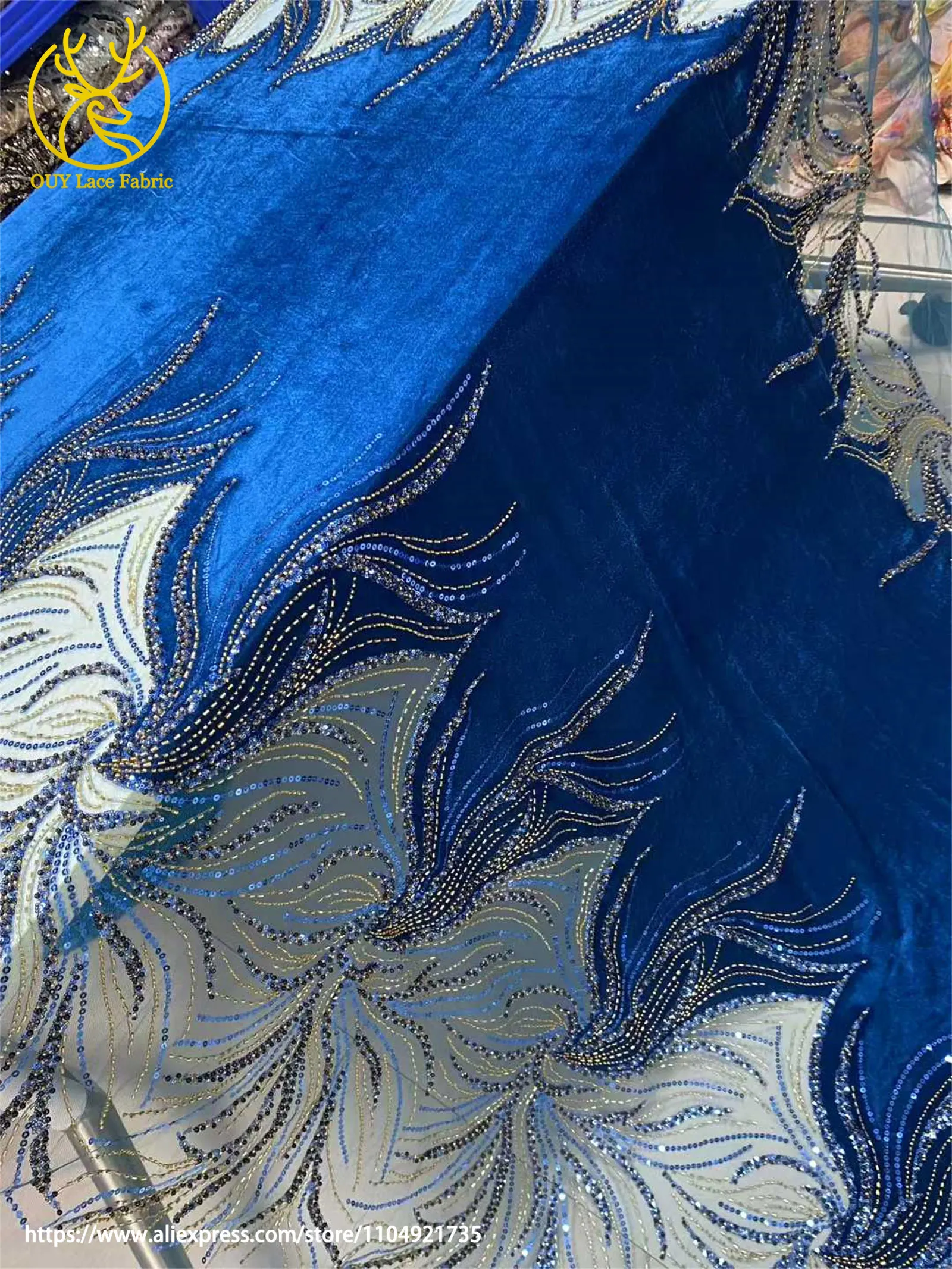 قماش دانتيل مخملي أفريقي عنابي 2025 تصميم نيجيري فرنسي مطرز بالترتر أقمشة الدانتيل لحفلات الزفاف أقمشة الخياطة #5