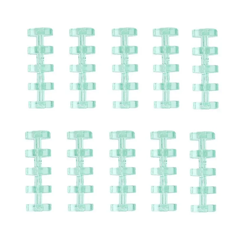 10/50Pcs Snap Split Binder Rings for Stationery