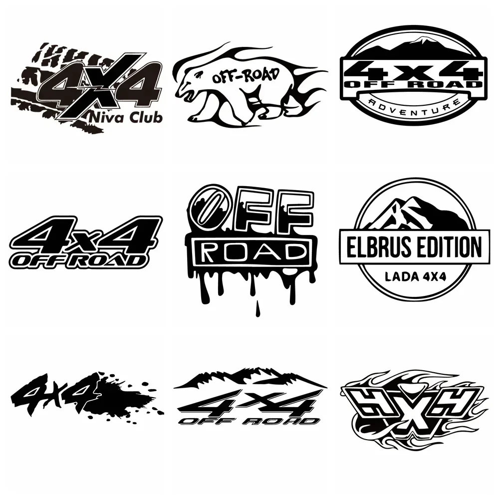 Car Sticker OFF-Road Auto Sticker and Decals Styling Engine Hood Motorcycle Laptop Decal Decor Mural Vinyl Covers Car-Styling