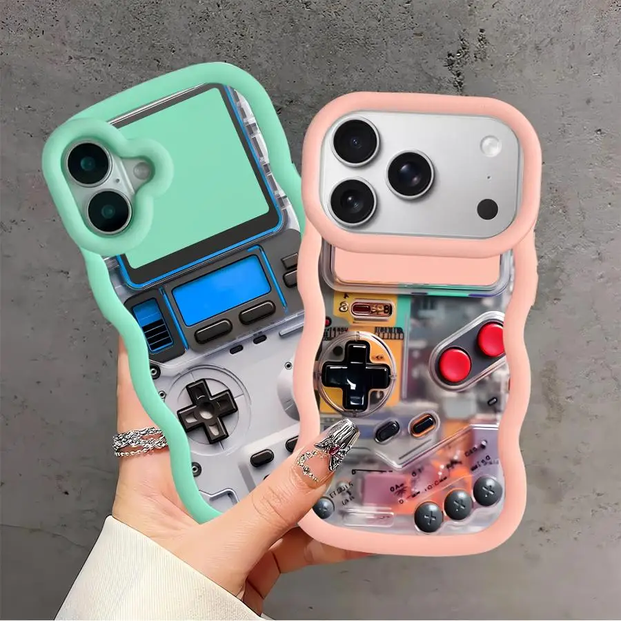 Consola de juegos foto funda de teléfono suave para iPhone 12 14 17 Air 16 Pro Max 11 15 Plus 13 8 XR