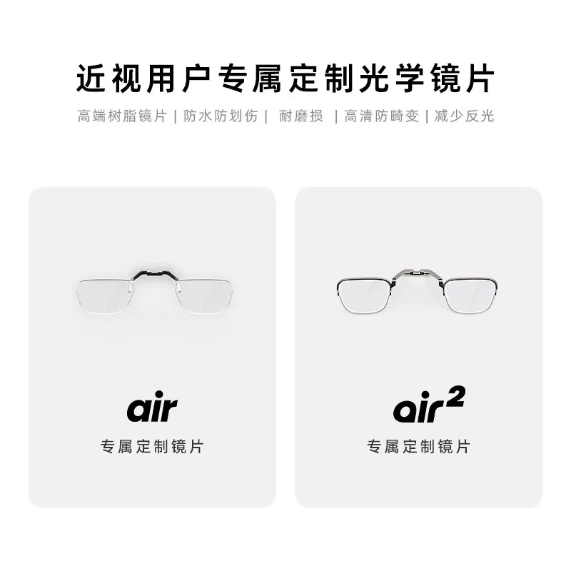 Myopia Glasses Frame for XREAL 1S/XREAL One/XREAL One Pro/XREAL Air 2 Ultra Smart AR Glasses Accessories
