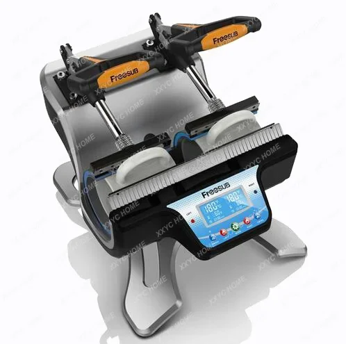 heat press machine for mug ST-210 Automatic Mug Press Machine mug printing machine sublimation Double station baking cup