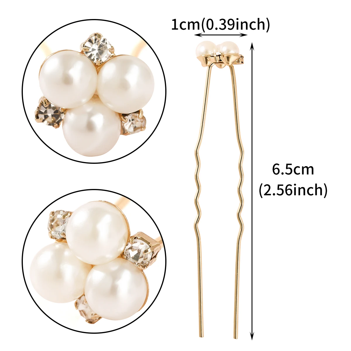 Fashion Korean-style Handmade Pearl Hairpin Set Classic Simple Bridal Hair Clip Bun Headdress Party Hair Accessories for Women image 6