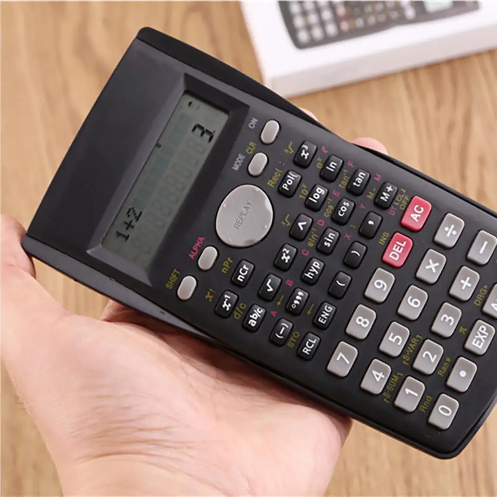 Scientific Calculator Calculation Device Multifunctional Office Accessories Outdoor Dustproof Lid Design Calculation Device
