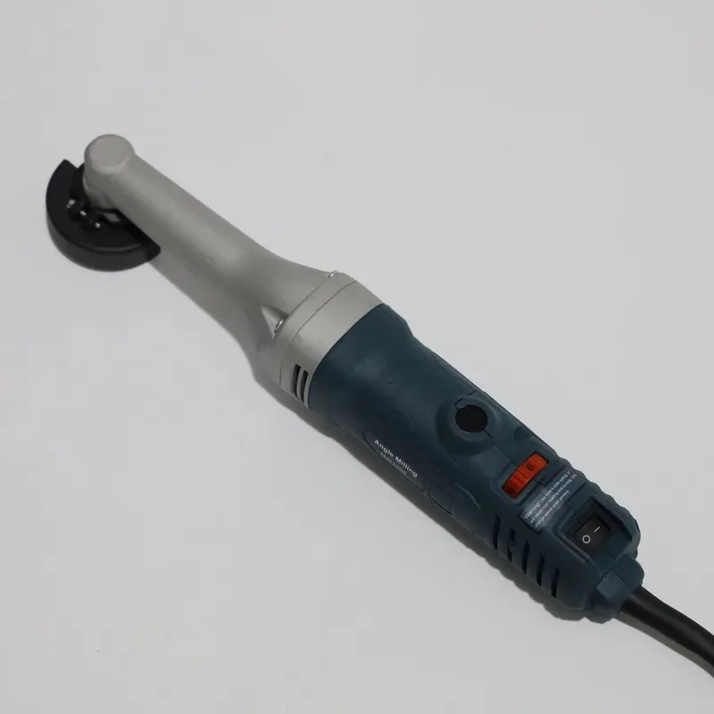220W 60Hz Mini Electric Angle Grinder Adjustable Speed Multifunctional Tile Cleaning Polishing Tool
