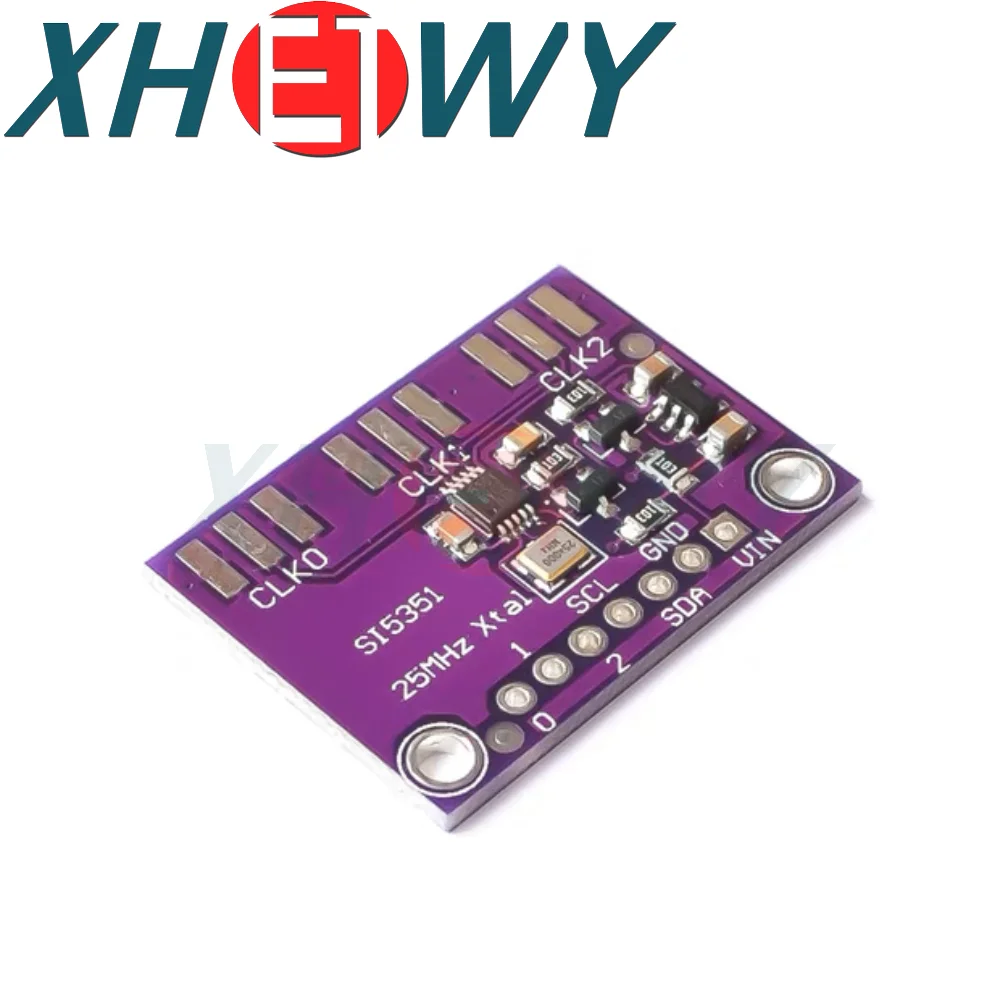 DC 3V-5V CJMCU-5351 Si5351A Si5351 I2C Clock Generator Breakout Board Module Signal Generator Clock 8KHz-160MHz For Arduino