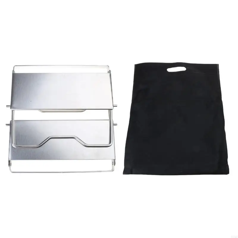 campamento plegable 92me plegable barbacoas aceros inoxidables colapsibles portátil