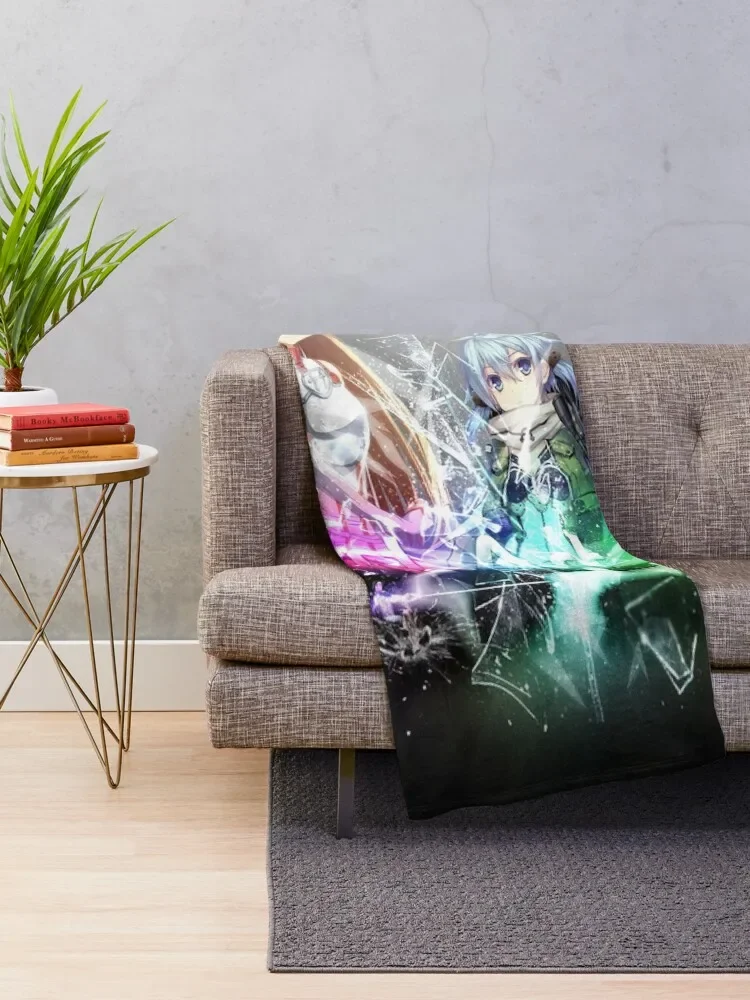 Sword Art Online - season 2 Throw Blanket Cute Single Blankets