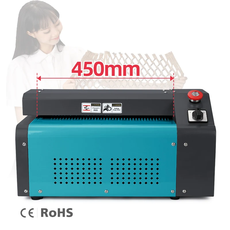 

450mm Leading Factory Corrugated Paper Cutter Box Blading Machine Electric Industrial Shredder For Waste Carton Boxes