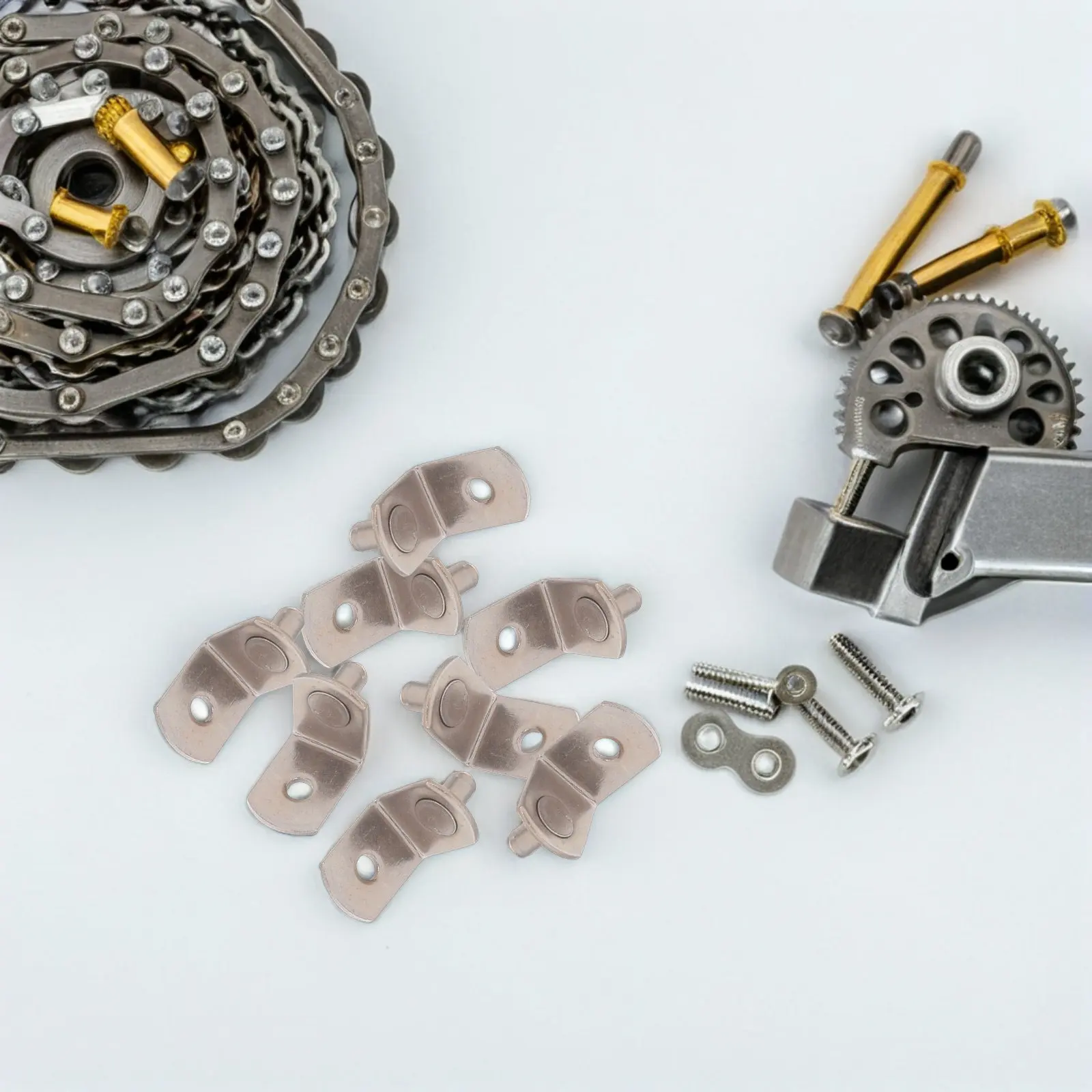 100Pcs Glass Shelf Support Clips Invisible Heavy Duty Brackets for Wardrobe Cabinet Shelves Display Furniture Storage