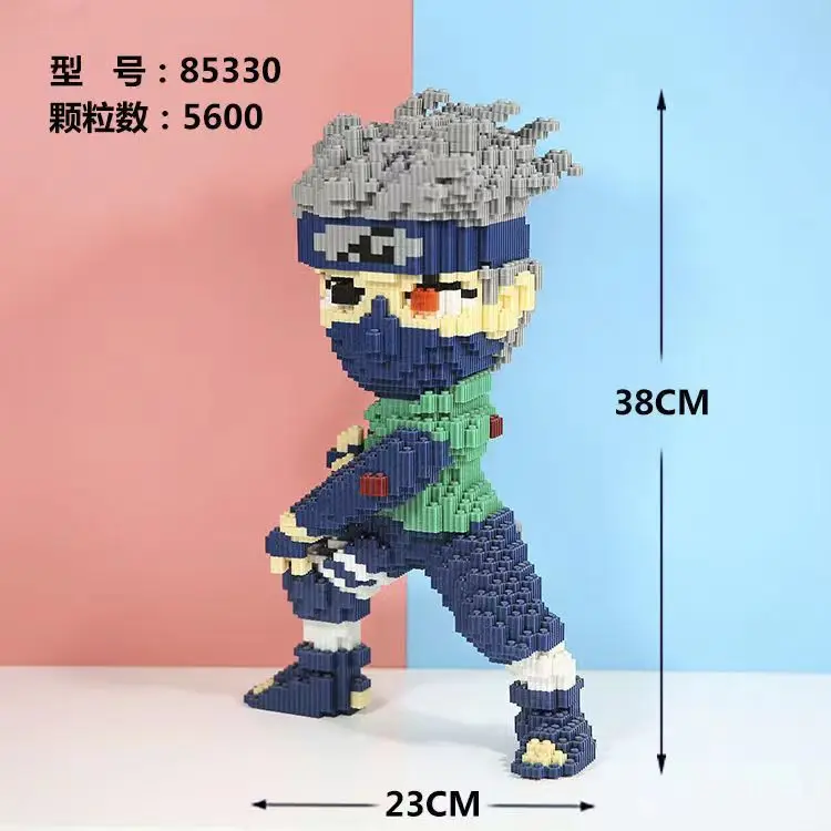 Naruto Anime Sanrio kuromi Characters Building Blocks Toys Puzzles Puzzle Brain Collection Children Christmas Or Birthday Gifts