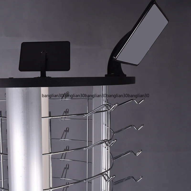 Floor-to-ceiling Rotating Glasses Display  Supermarket Optical Store Display Rack