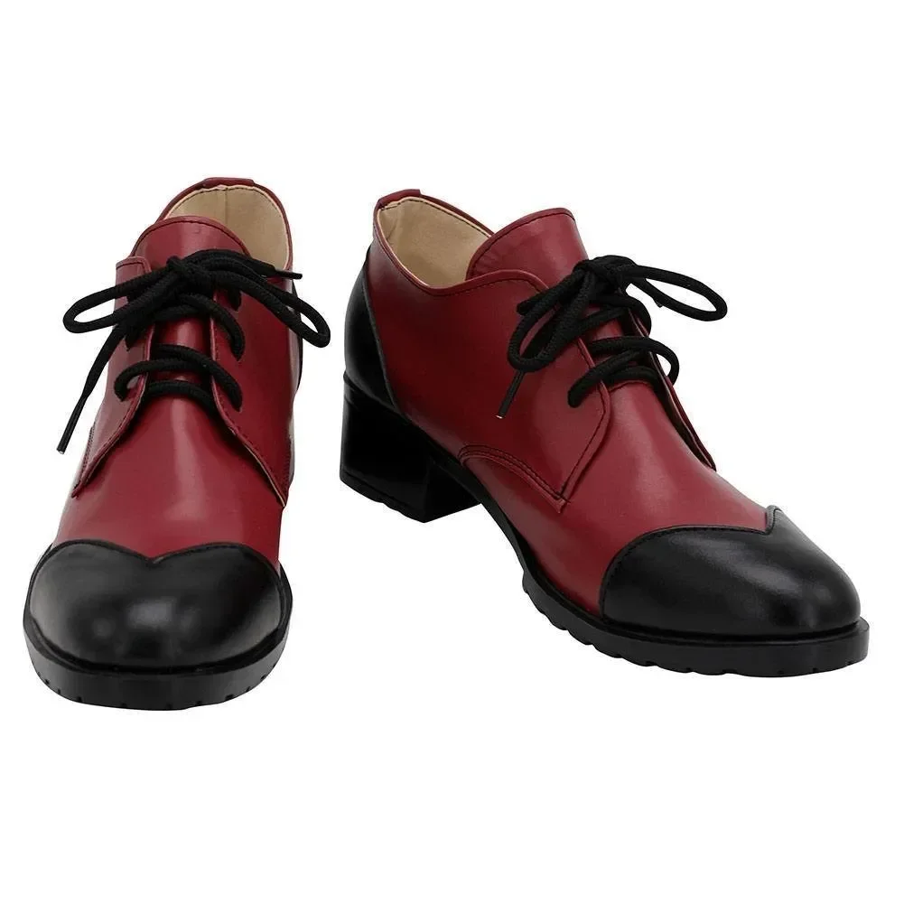 أحذية Twisted Wonderland Riddle Rosehearts التأثيرية مصنوعة حسب الطلب مصنوعة حسب الطلب دعائم حفلات الهالوين