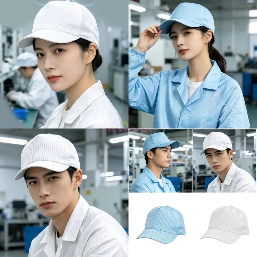 49ME ESD Workshop Cap with Semi Mesh Build for Inspection Tasks Daily