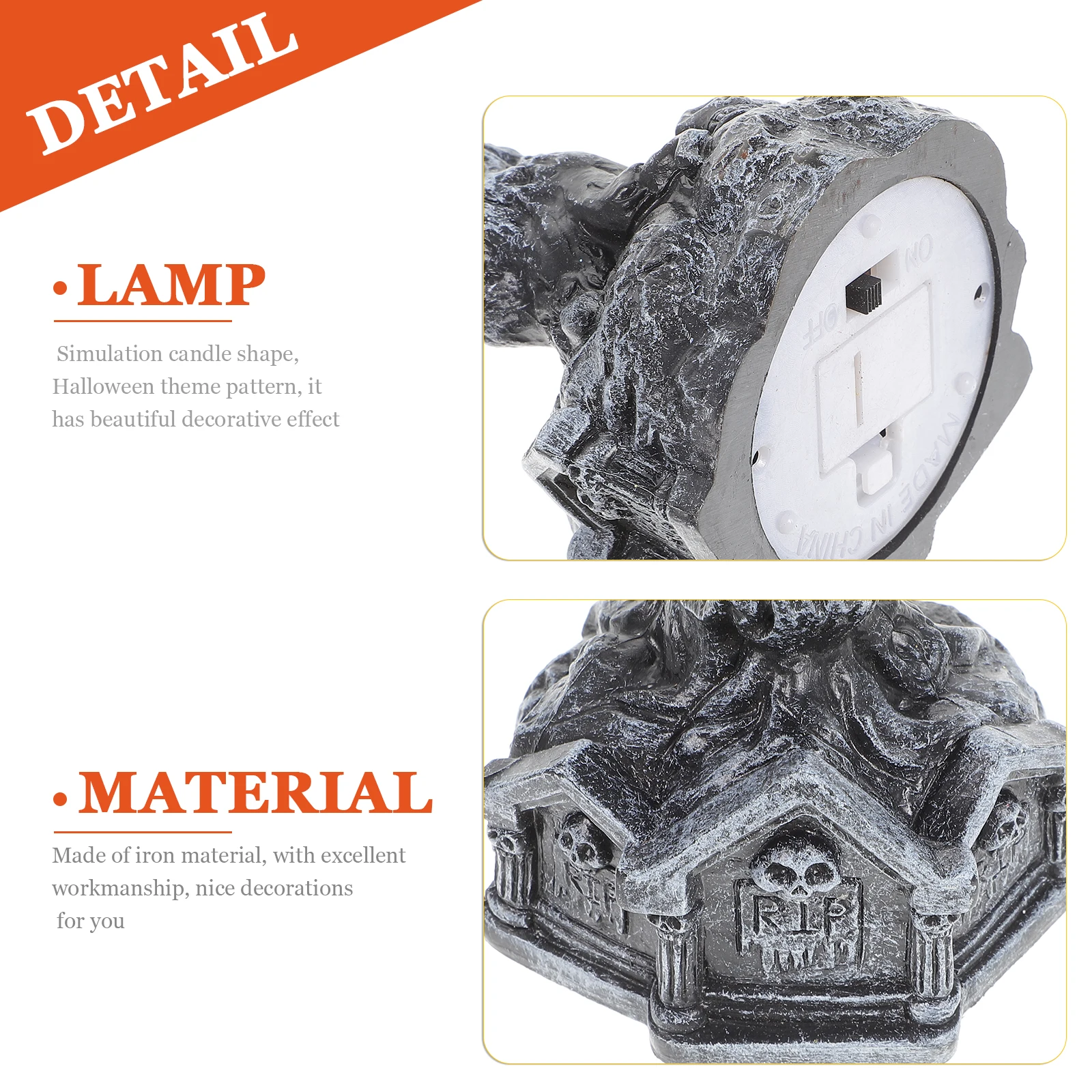 

2Pcs LED Halloween Pumpkin Face Lamps Flickering Flameless Tealights for Indoor Outdoor Party Halloween Lamp