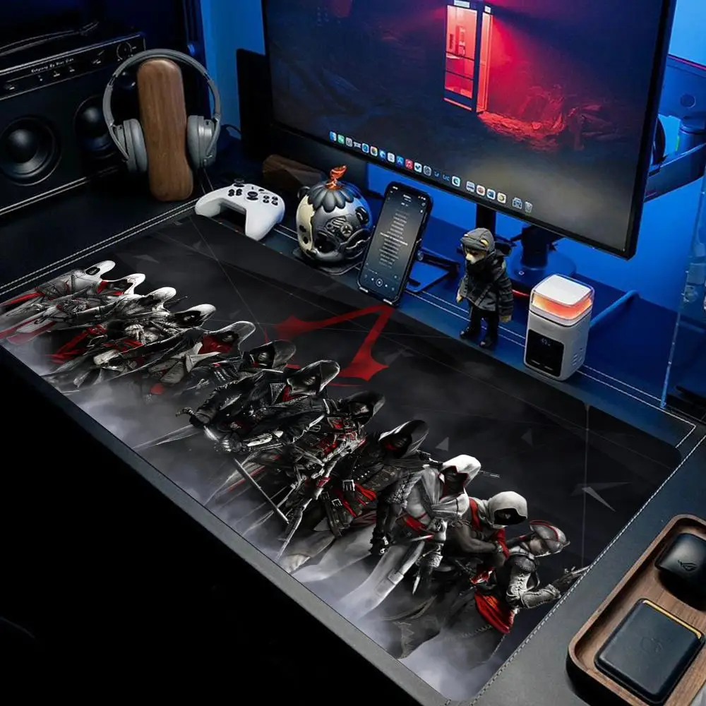 

Игровой коврик для мыши XAXC Assassin's Creed XXL, большой коврик для стола, нескользящий резиновый коврик для игровой мыши, коврик для ноутбука