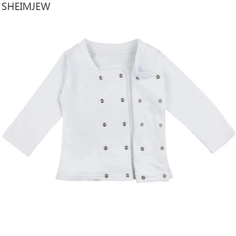 Carnival Cosplay Outfits Baby Boy Girl Carnival Cook Chef Long Sleeve Little Chef 3 Piece T-shirt Pants Hat Photography Costume view 4