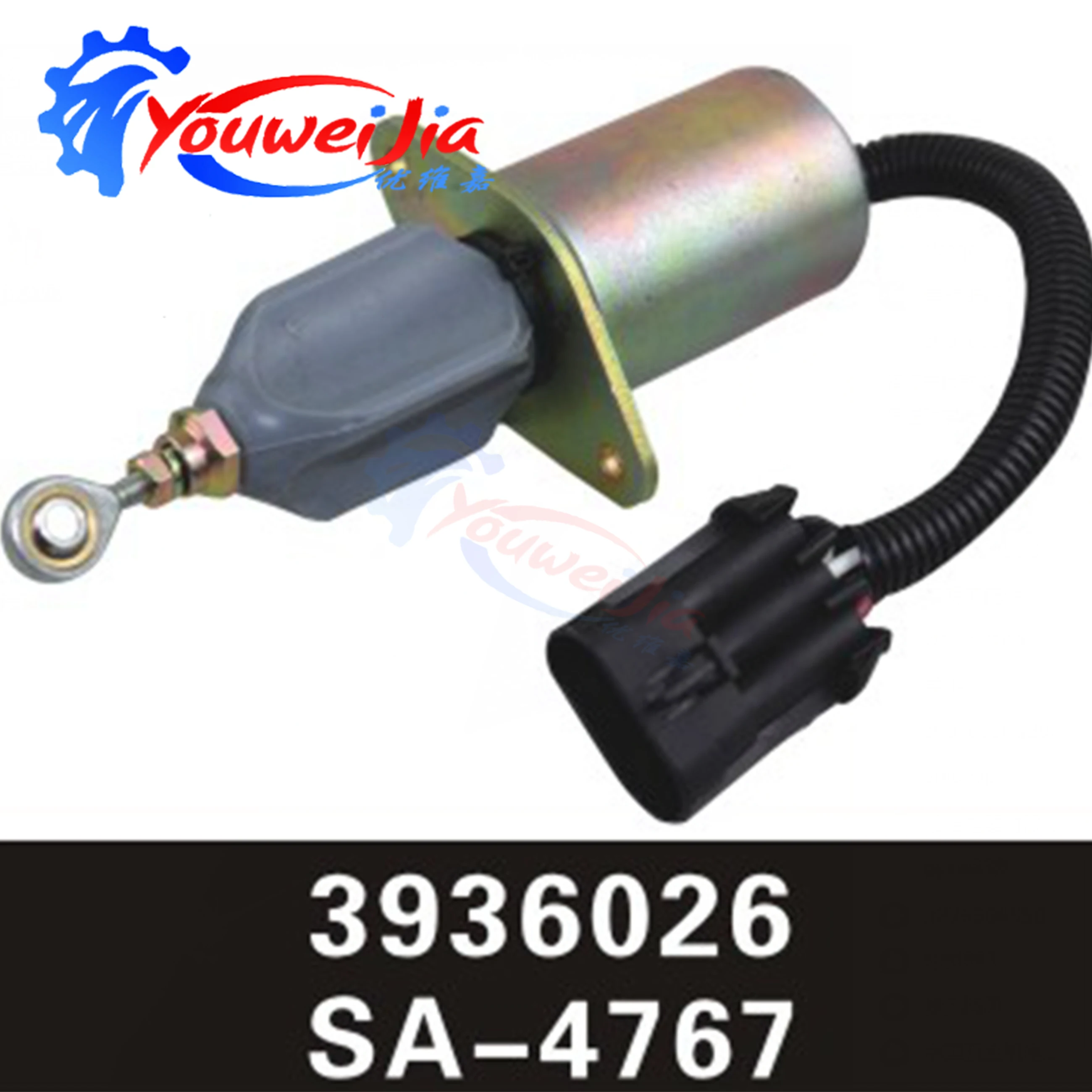 

3936026 electromagnet SA-4767 flameout solenoid valve 12V 24V Cummins 6CT