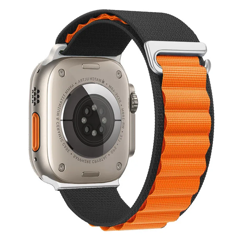 Alpine Loop Armband für Apple Watch Band Ultra 4 3 2 49mm 46mm 44mm 40mm 45 41 38 42mm Nylon Armband für iWatch 12 11 10 9 8 SE 3