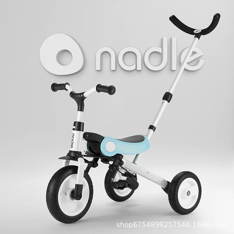 Nadle Natto Children\'s Tricycle Cart 2-3-6 years old bicycle balance bike Baby cart