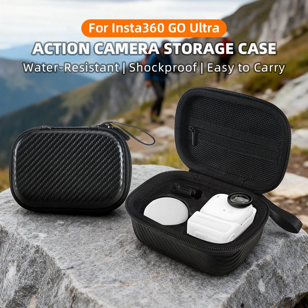 

Storage Case Body Bag for Insta360 GO Ultra Action Camera Bag Travel Handbag Protective Box GO Ultra Camera Accessories Bag