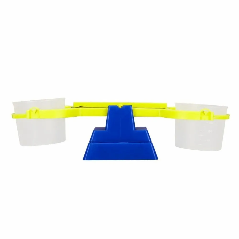 Polymer Simple Balance Scale Multi Color Appearance Compact Size Balance Tool Two Pan Structure Balanced Fulcrum Balance Set