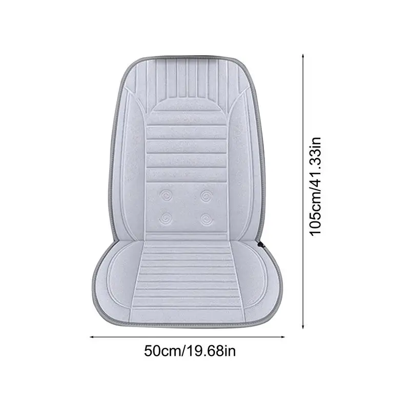 Heated Car Seat Cushion Non-slip Heating Seat Cushion 12V Winter Seat Cushion 3 Modes Warm Seat Plush Cushion For Car Workplace