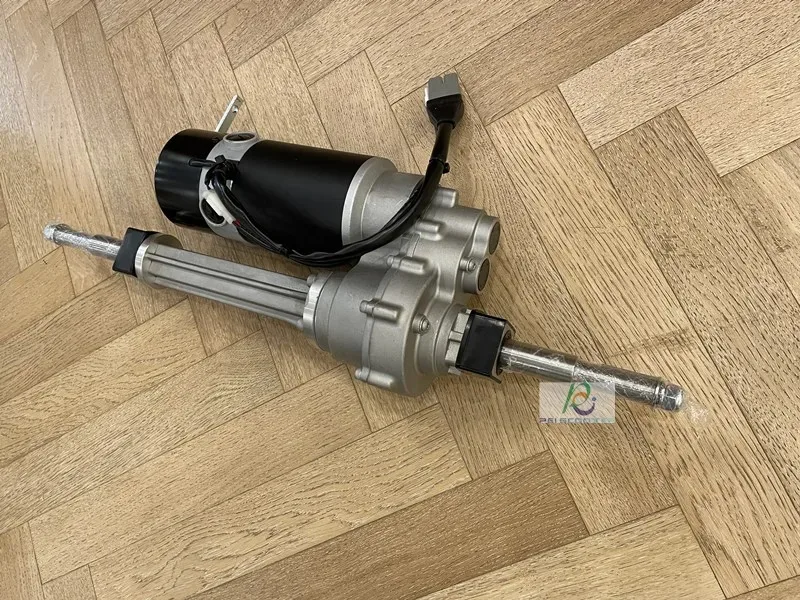 24V 800W brushed gear mobility scooter transaxle motor With Electromagnetic Brake EMB PPSM105L-02