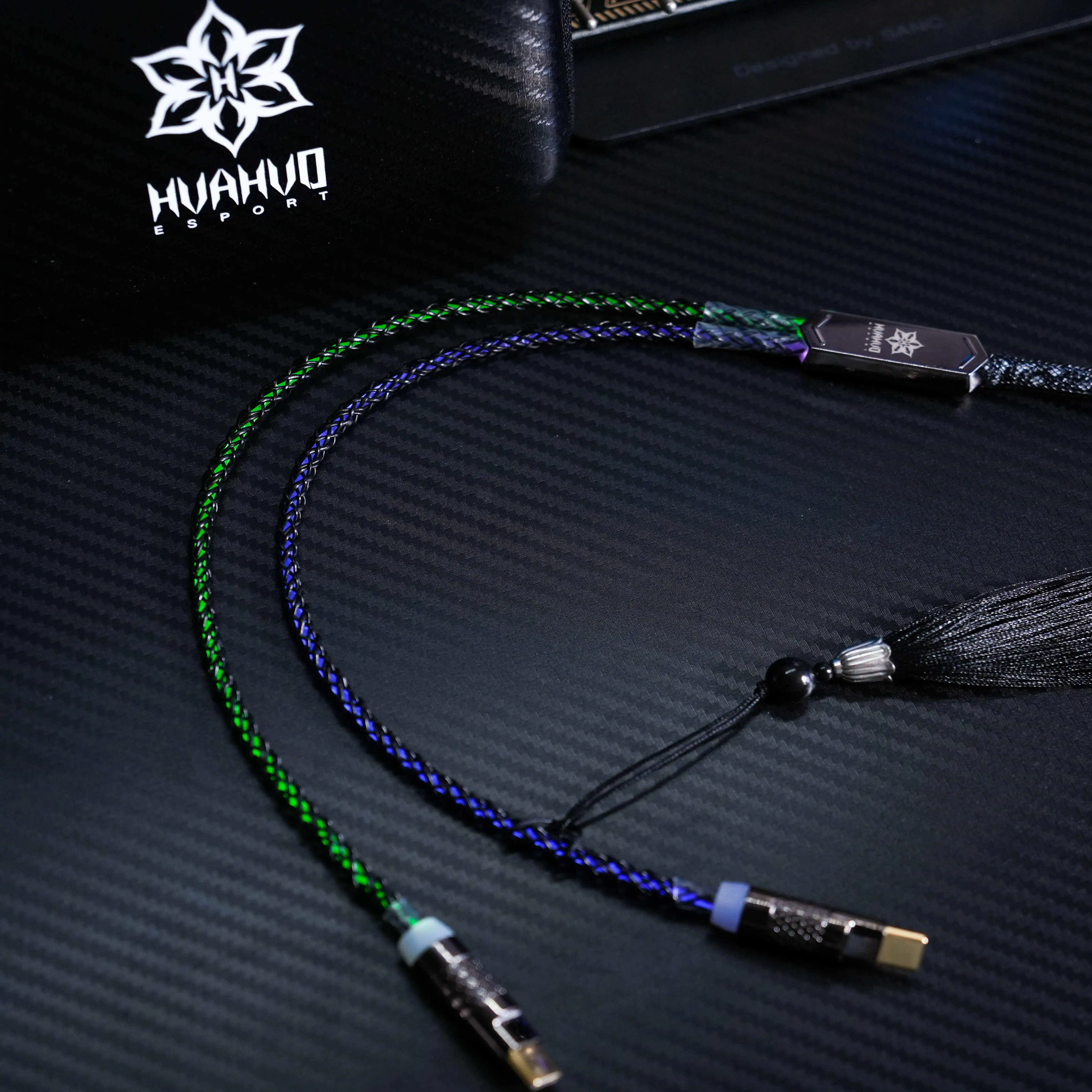2 in 1 Gaming Keyboard Esports Aviation Cable 1.6m 8k rate
