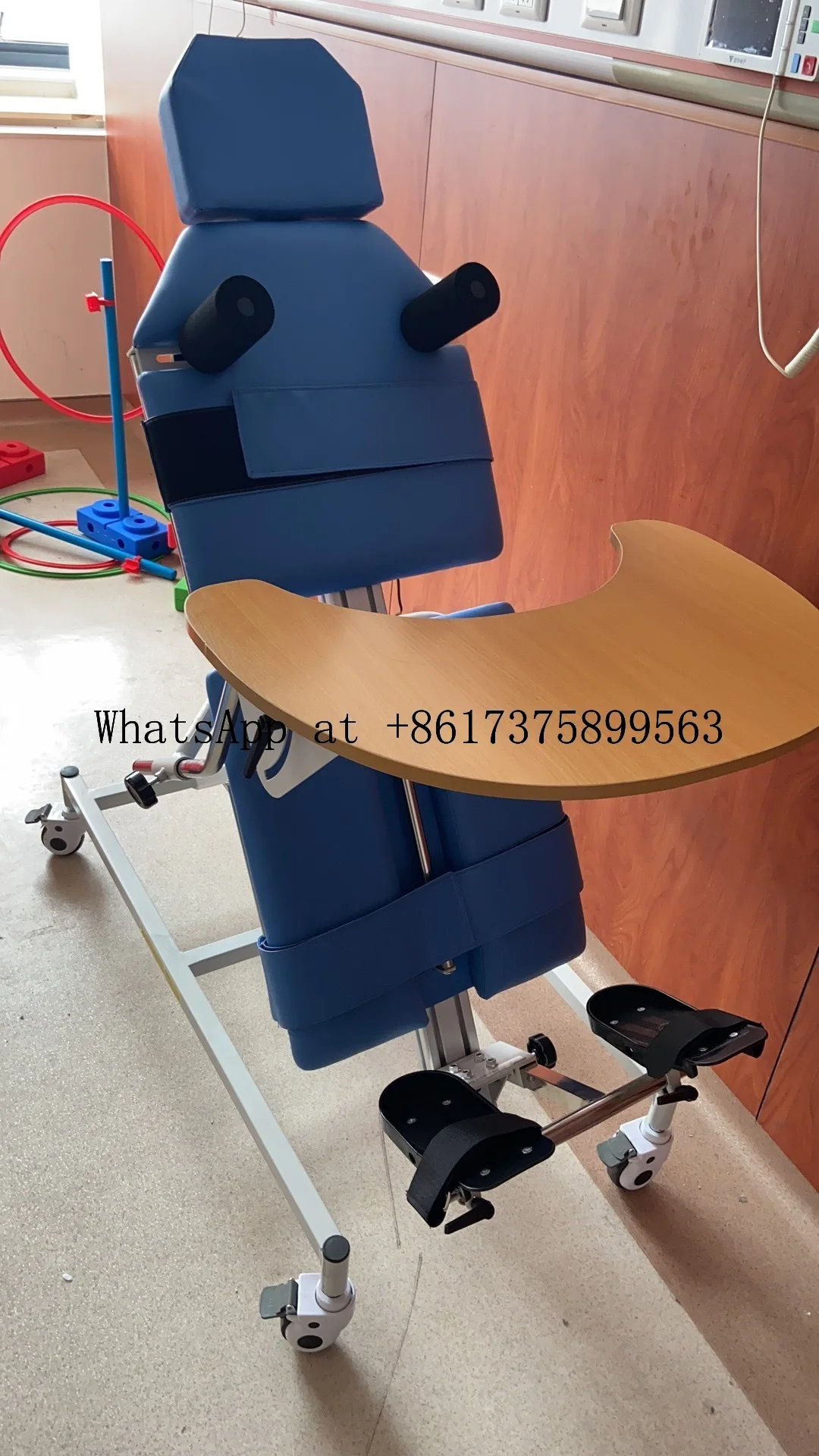 Multifunctional Tilt Standing Pediatric Cerebral Palsy Rehabilitation Upright Training Bed