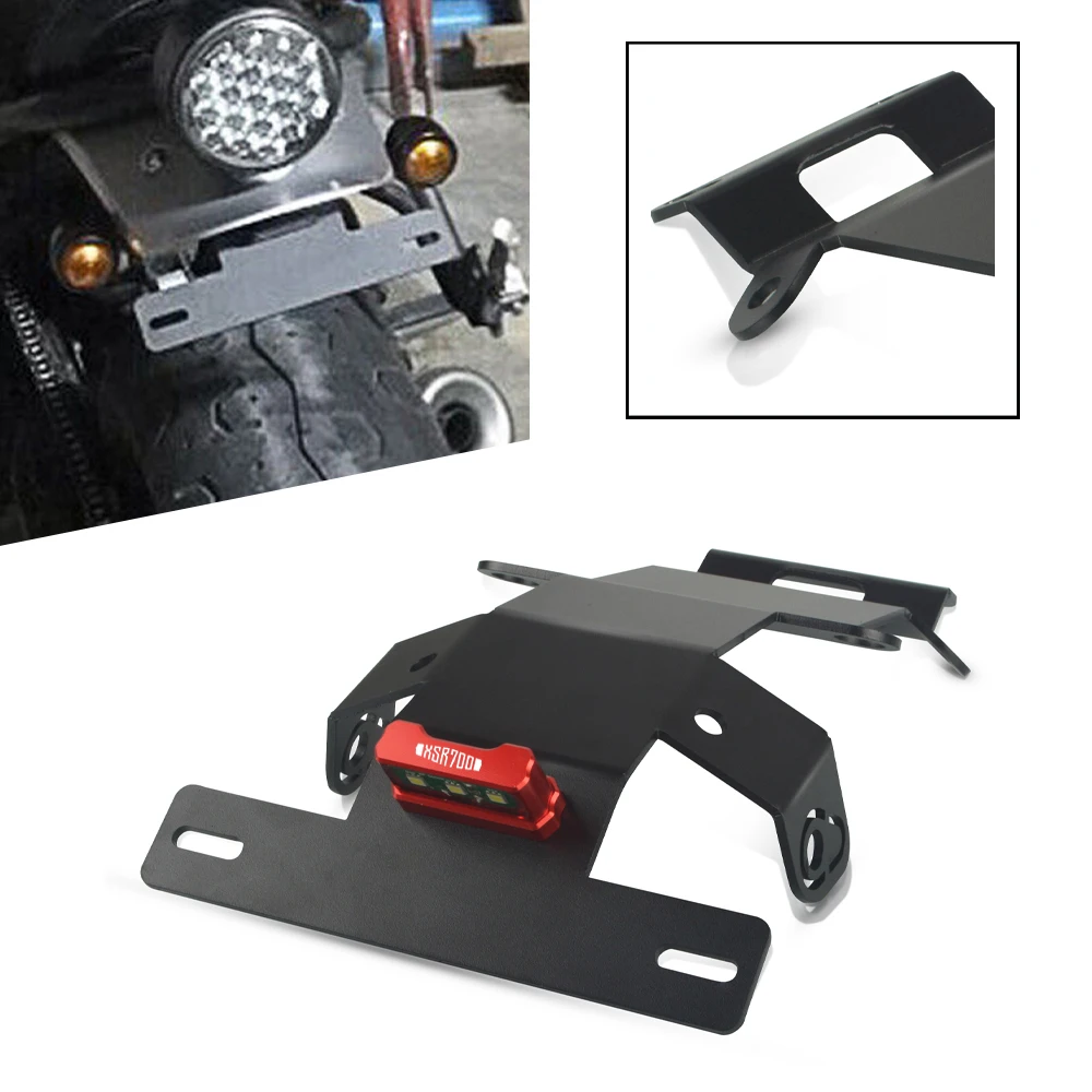 

XSR 700 Accessories For Yamaha XSR700 2015-2026 Tail Tidy License Plate Holder Bracket Fender Eliminator XSR700 Tail Tidy Parts
