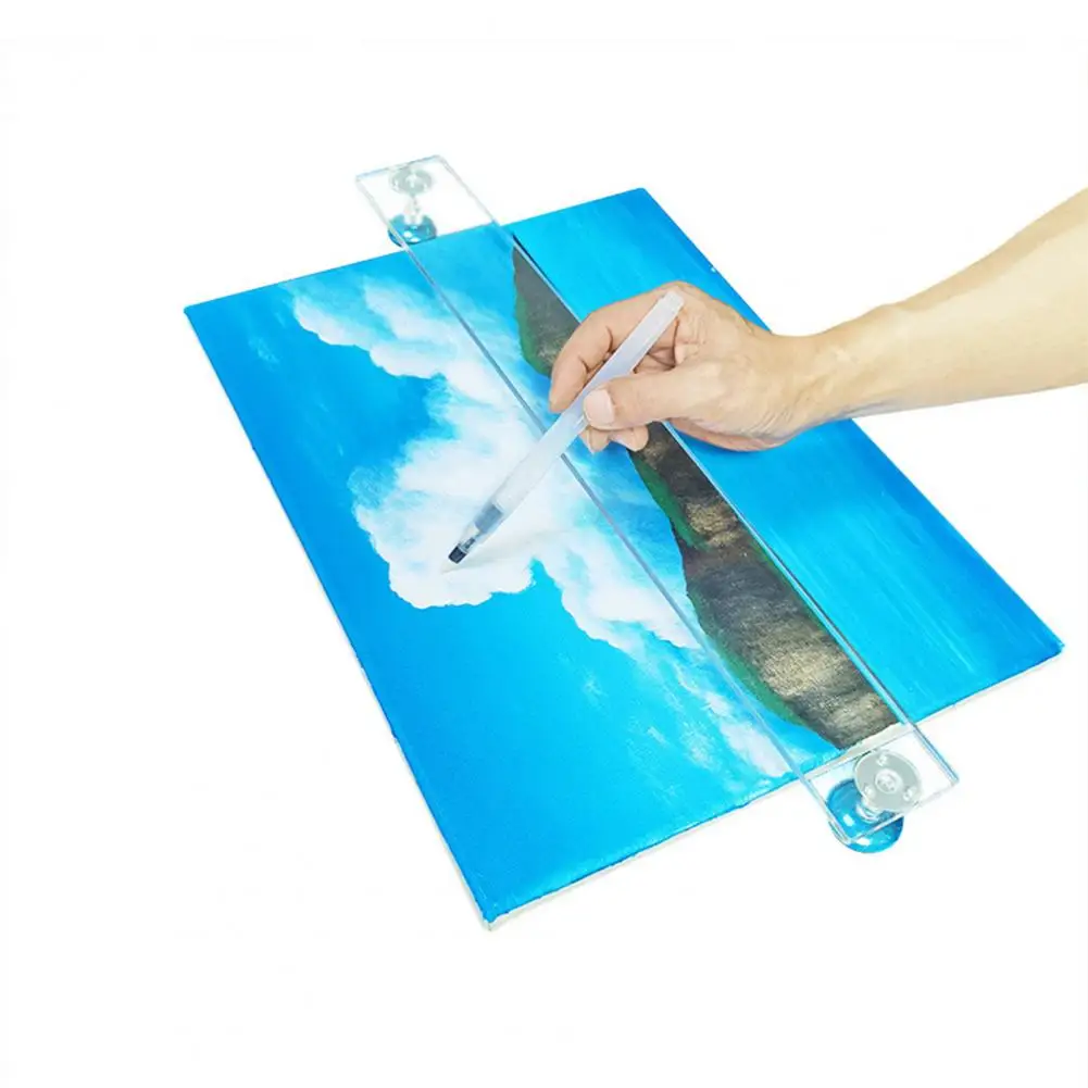Artist Nose Bridge Adjuster Artist Leaning Bridge Adjustable Hand Wrist Transparent Drawing Tool for Precise Lines Calligraphy