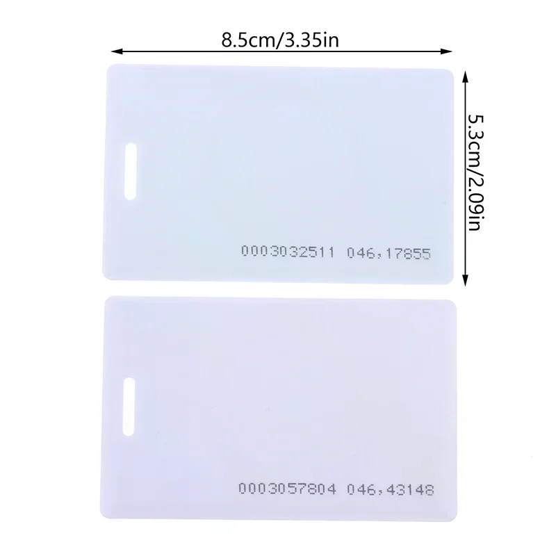 10 шт. ID с кодом перезаписываемые композитные ключевые карты TK 4100 чип частота RFID-карта копируемый сменный дубликатор белая карта