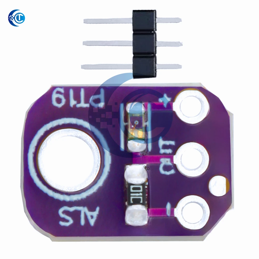 ALS-PT19 ハイダイナミックレンジ光センサーモジュール: Arduino 互換用 2.5V-5.5V アナログ出力ブレークアウトボード