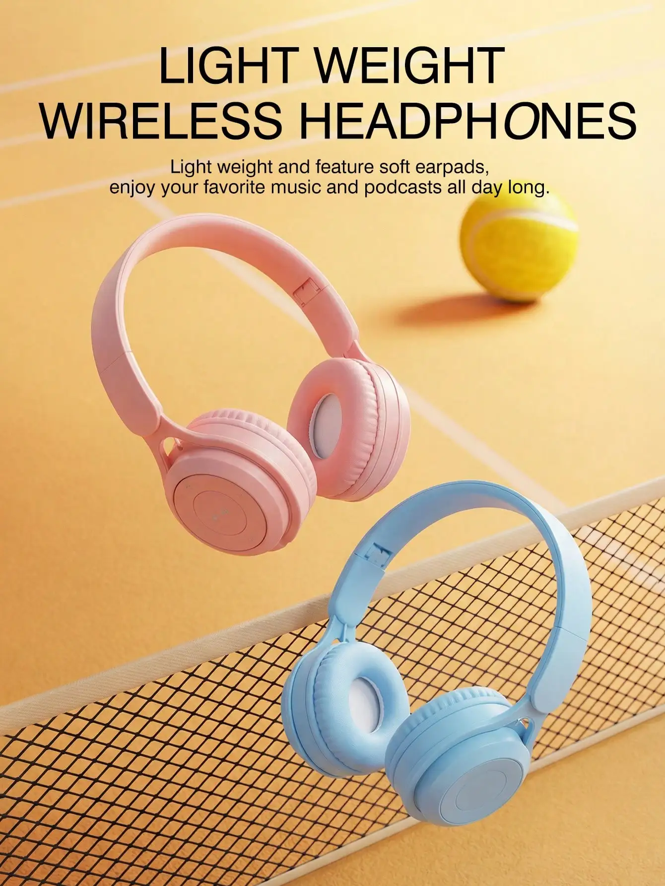 Foldable Wireless Bluetooth Over Ear Headphones