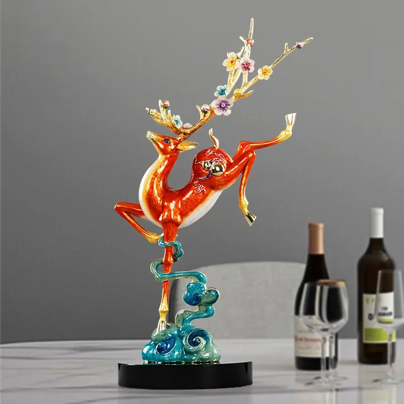 Crystal ornaments, new Chinese living room, porch home crafts, housewarming, opening gifts