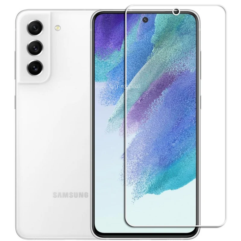 3 шт. полное покрытие экрана Закаленное стекло Защитная пленка для Samsung Galaxy S21 FE защитная пленка Бесплатная быстрая доставка