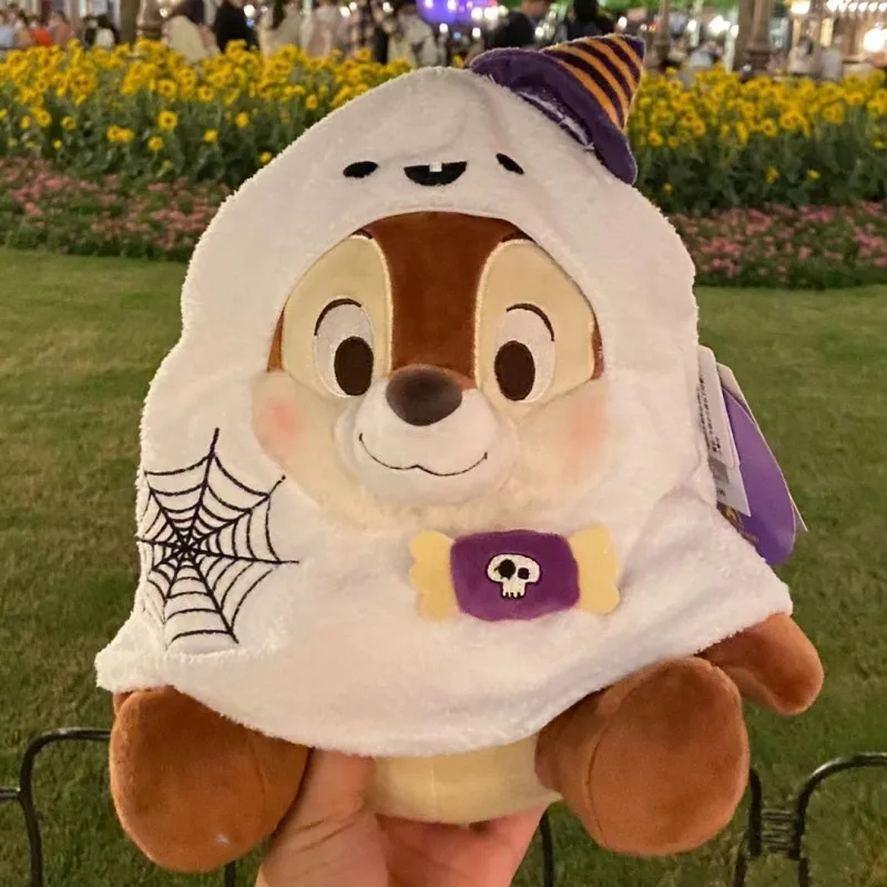 Halloween Ghost Disney Cartoon Plush Crossbody Bag Chip And Dale New Fashion Women Skull Shoulder Bag Trend  Handbag Cute Casual