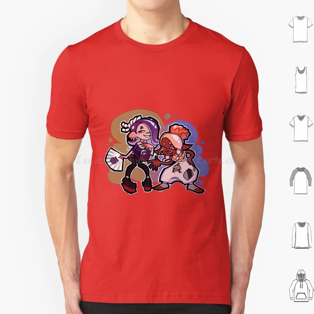 Shiver And Frye T Shirt Cotton Men Women Diy Print Splatoon Splatoon 3 Inkling Octoling Video Game Fanart Fanart