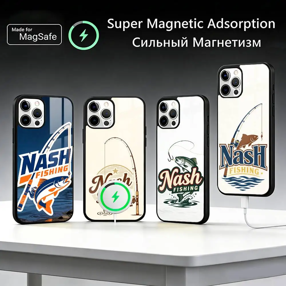 

N-Nash-Fishing Logo Phone Case For iPhone17,16,15,14,13,12,11 Plus,Pro Max For Magsafe Wireless Charging